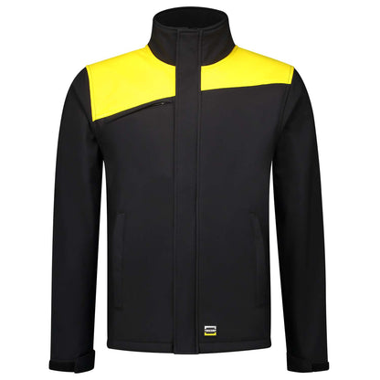 Tricorp Softshell Bicolor Naden 402021 Zwart-Geel