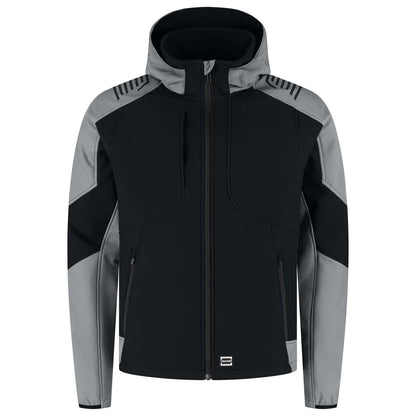Tricorp Softshell Capuchon Bicolor Redefined 406118 Zwart-Grijs