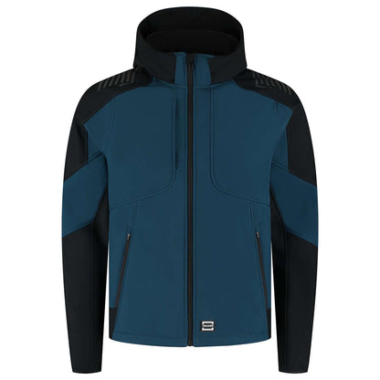 Tricorp Softshell Capuchon Bicolor Redefined 406118 Navy-Zwart