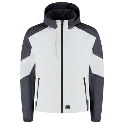 Tricorp Softshell Capuchon Bicolor Redefined 406118 Wit-Grijs