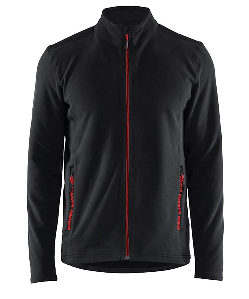 Blaklader Fleecevest 4765 zwart-rood 