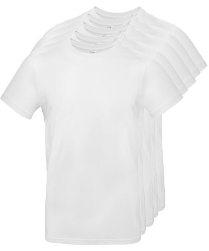 T-shirt pakket katoen 5 pack wit