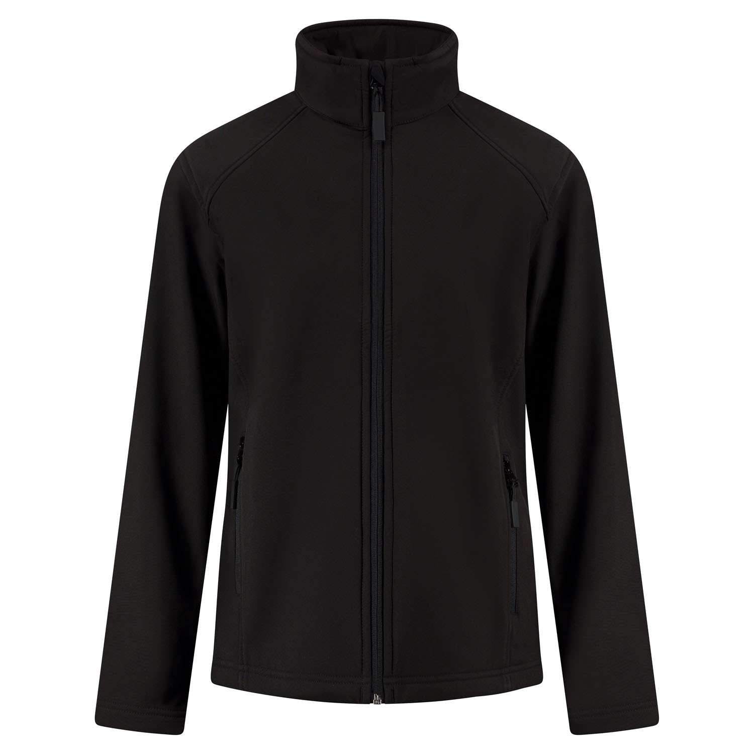 Dames softshell jas Back to basics zwart