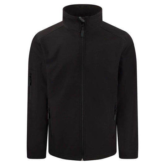 Softshell jas Back to basics zwart