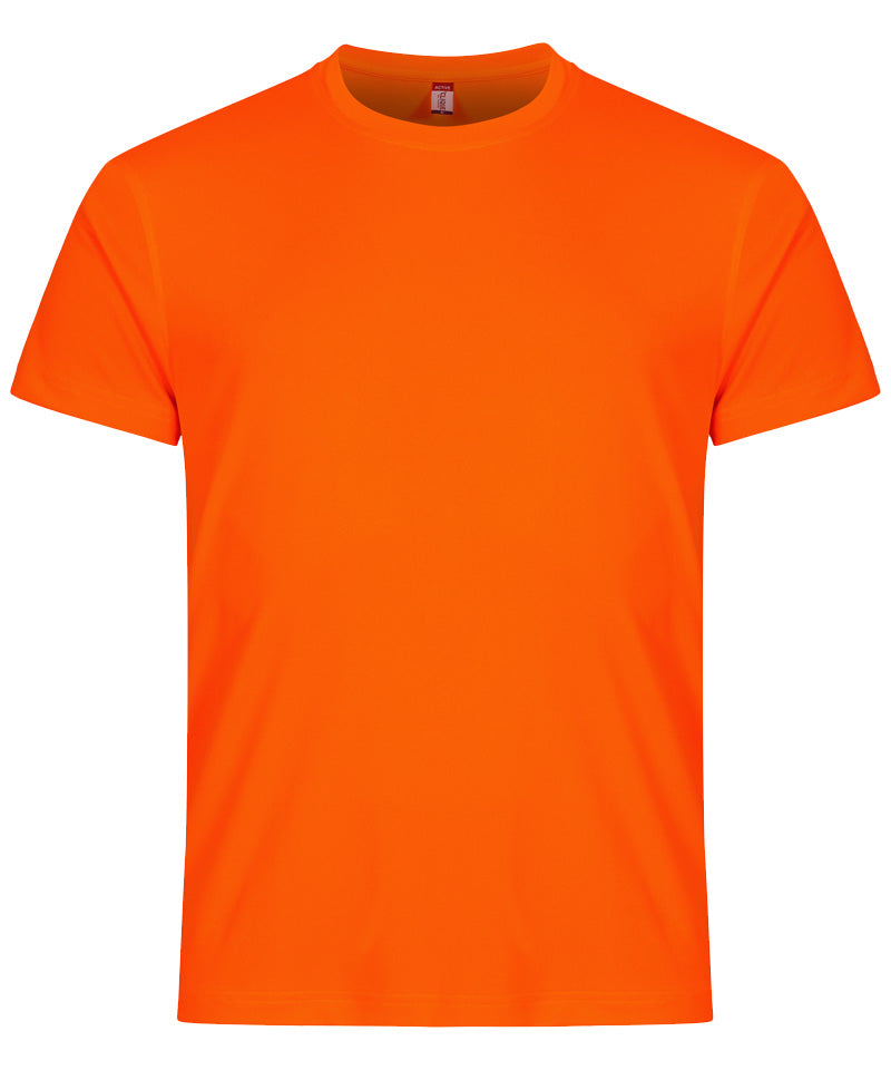 Basic active T-shirt Clique Oranje