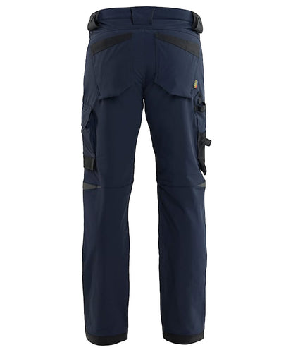 Blaklader Werkbroek 4-way stretch 1721-1164 navy achterkant