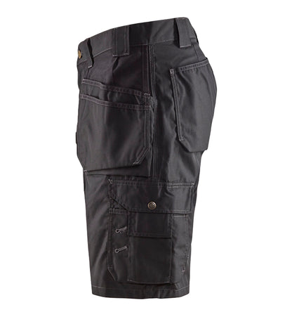 Korte werkbroek blaklader 1526 zwart zijkant 
