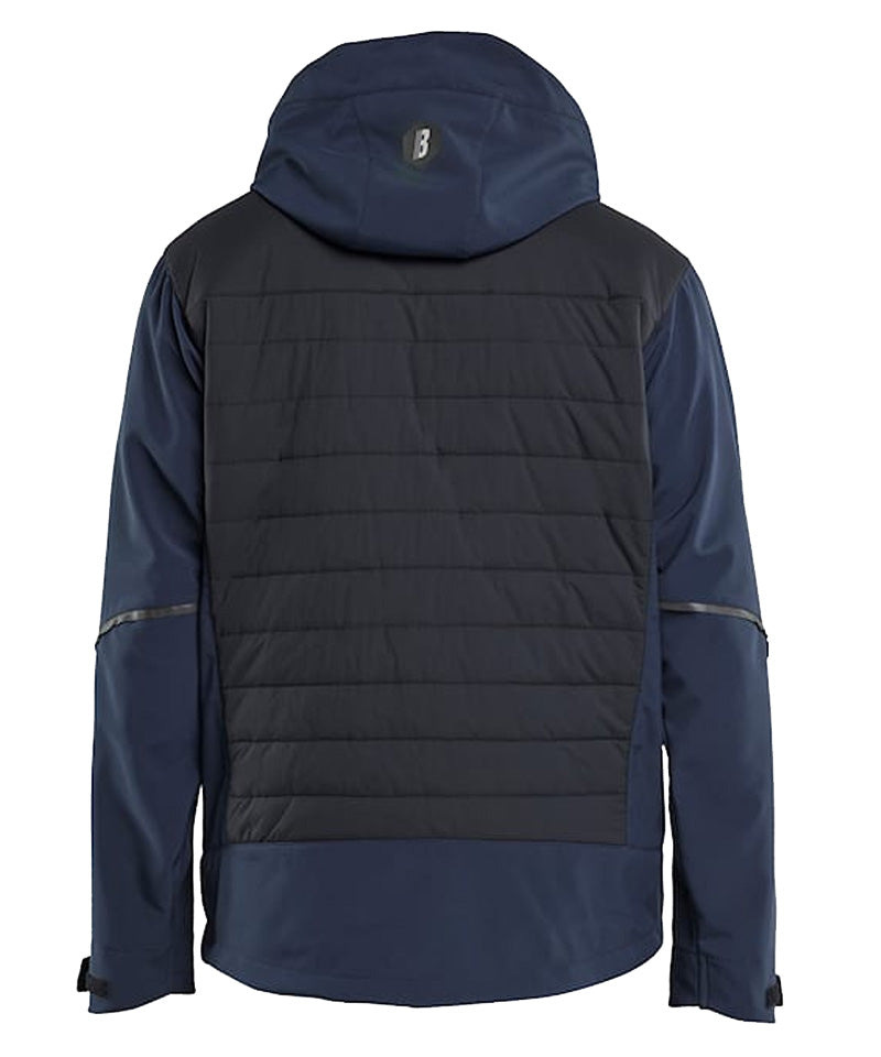 Blaklader Hybride Jas 4743 zwart-navy achterkant