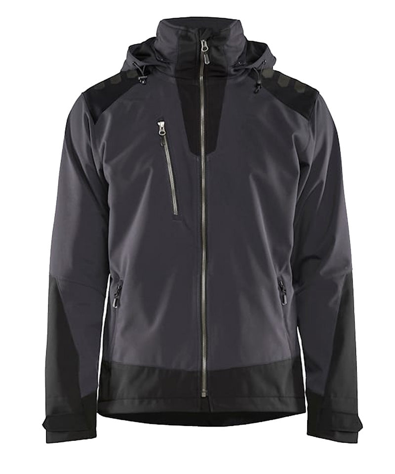 Blaklader Softshell Jas 4749 grijs-zwart 