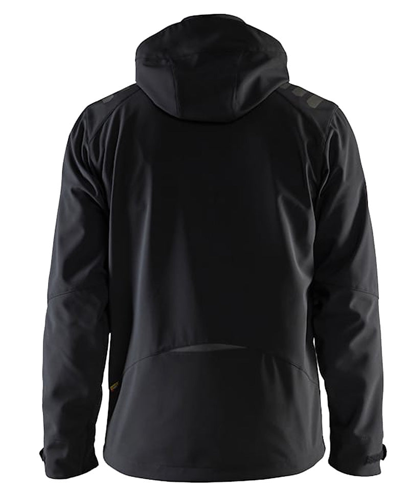 Blaklader Softshell Jas 4749 zwart achterkant