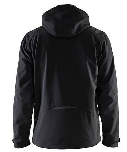Blaklader Softshell Jas 4749 zwart achterkant