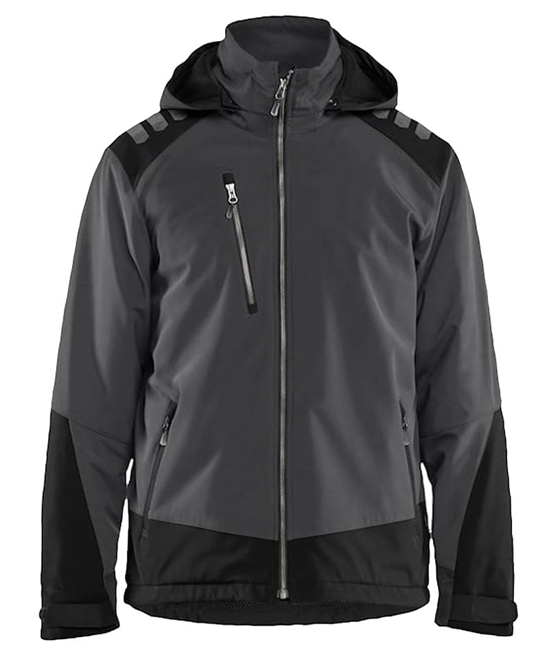 Blaklader softshell Jas gevoerd 4750 grijs-zwart