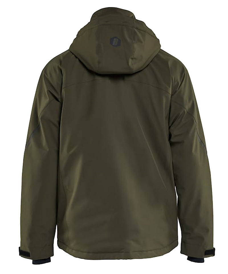 Blaklader winterjas 4-Way stretch 4484 groen achterkant