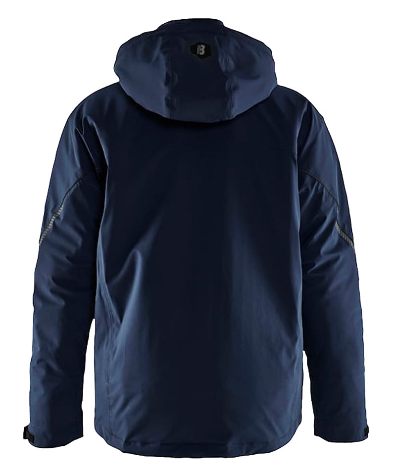 Blaklader winterjas 4-Way stretch 4484 navy-zwart achterkant