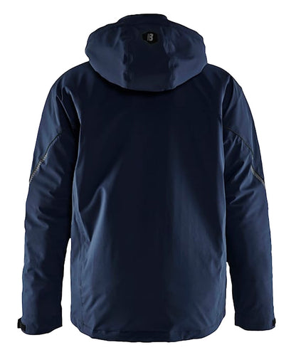 Blaklader winterjas 4-Way stretch 4484 navy-zwart achterkant