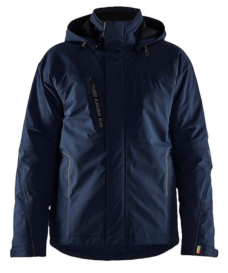 Blaklader winterjas 4-Way stretch 4484 navy-zwart