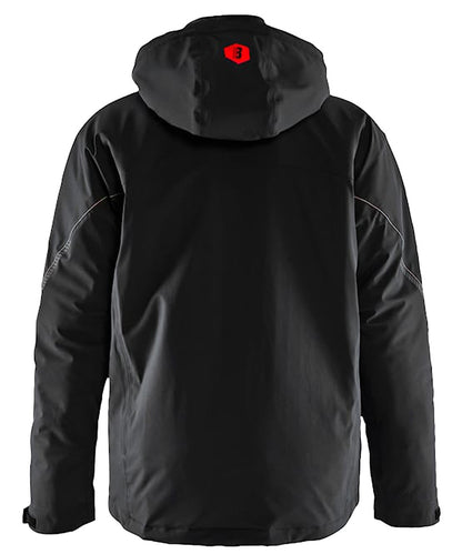 Blaklader winterjas 4-Way stretch 4484 zwart-rood achterkant