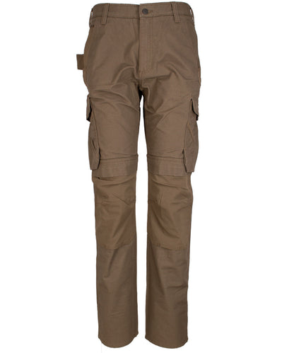 Carhartt stretch werkbroek 105072 antraciet voorkant