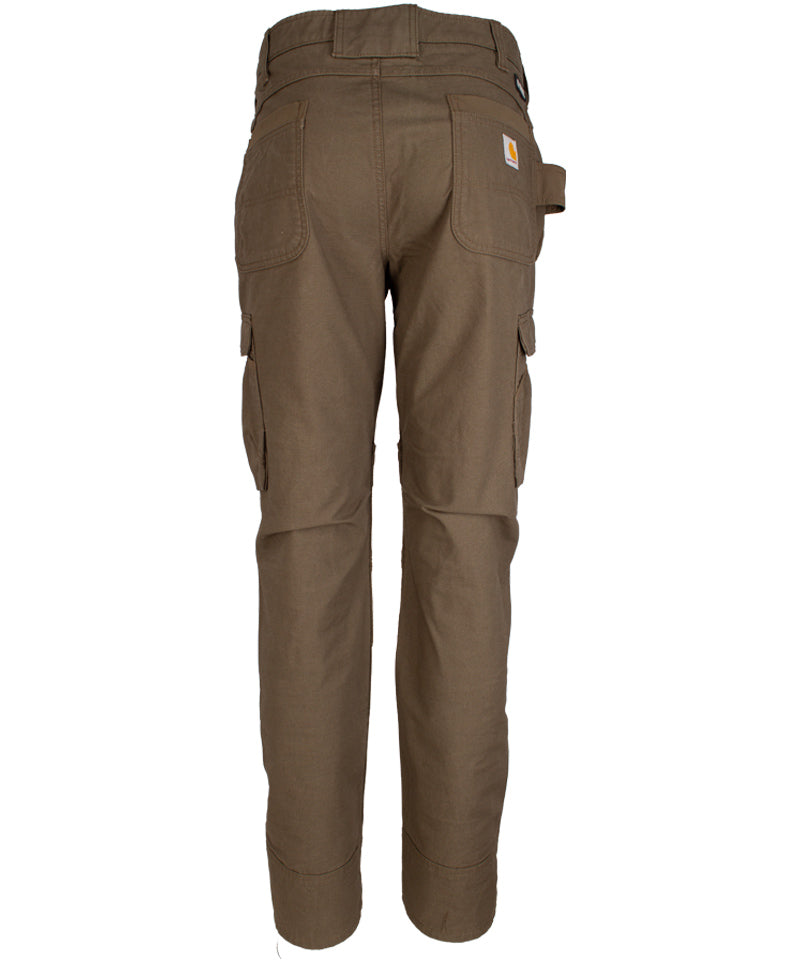 Carhartt stretch werkbroek 105072 antraciet achterkant