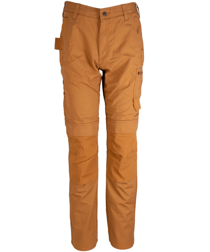 Carhartt stretch werkbroek 105074 bruin voorkant