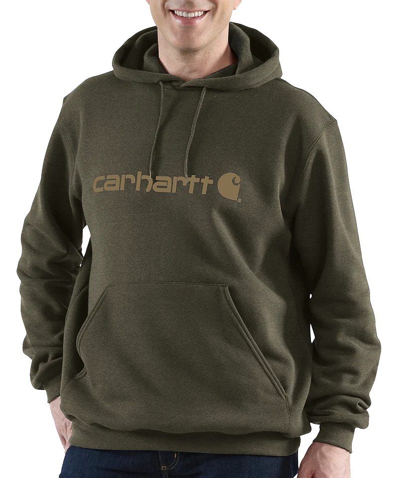 Carhartt Marquette Logo Sweater voorkant aan