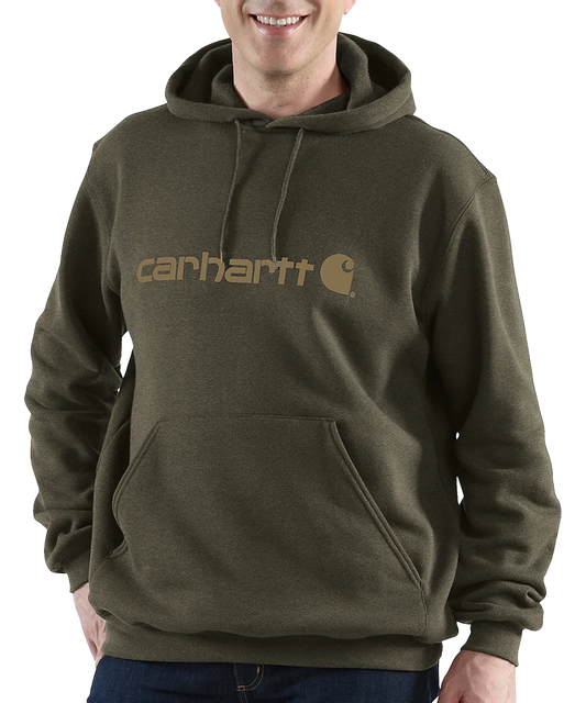 Carhartt Marquette Logo Sweater voorkant aan