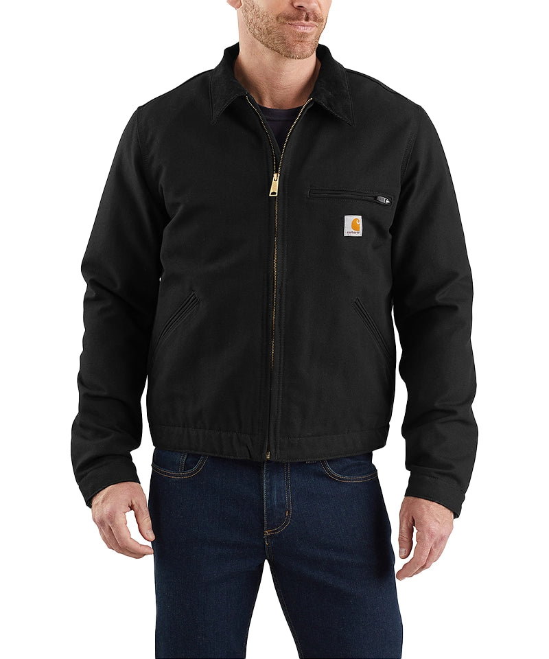 Carhartt werkjas 103828 zwart aan