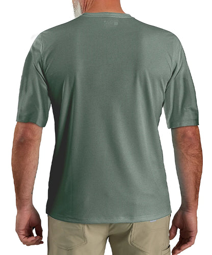 Carhartt Force Sun Defender™ Relaxed Logo T-Shirt achterkant model