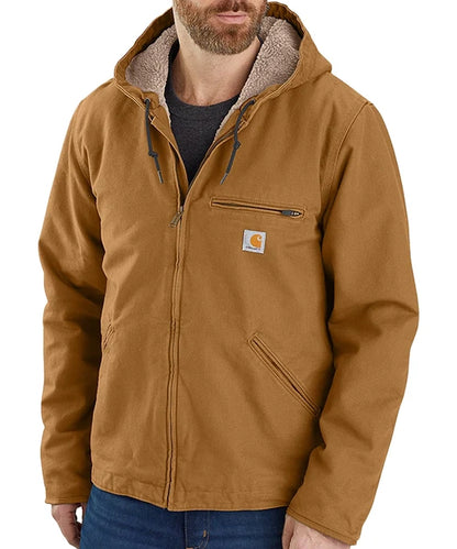 Carhartt gevoerde werkjas 104392 foto aan