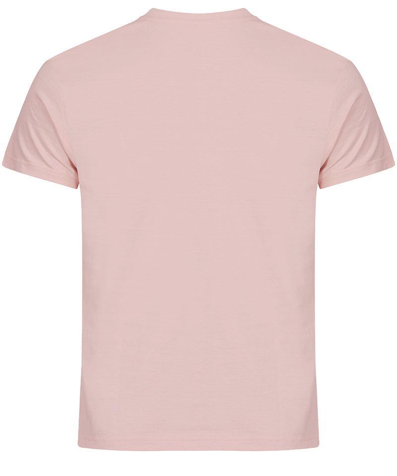 T-shirt Basic Clique candy roze achterkant