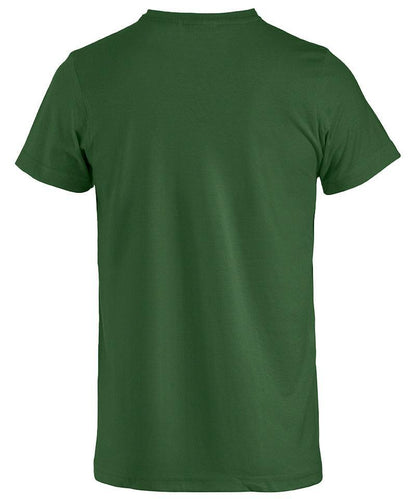 T-shirt Basic Clique flessengroen achterkant