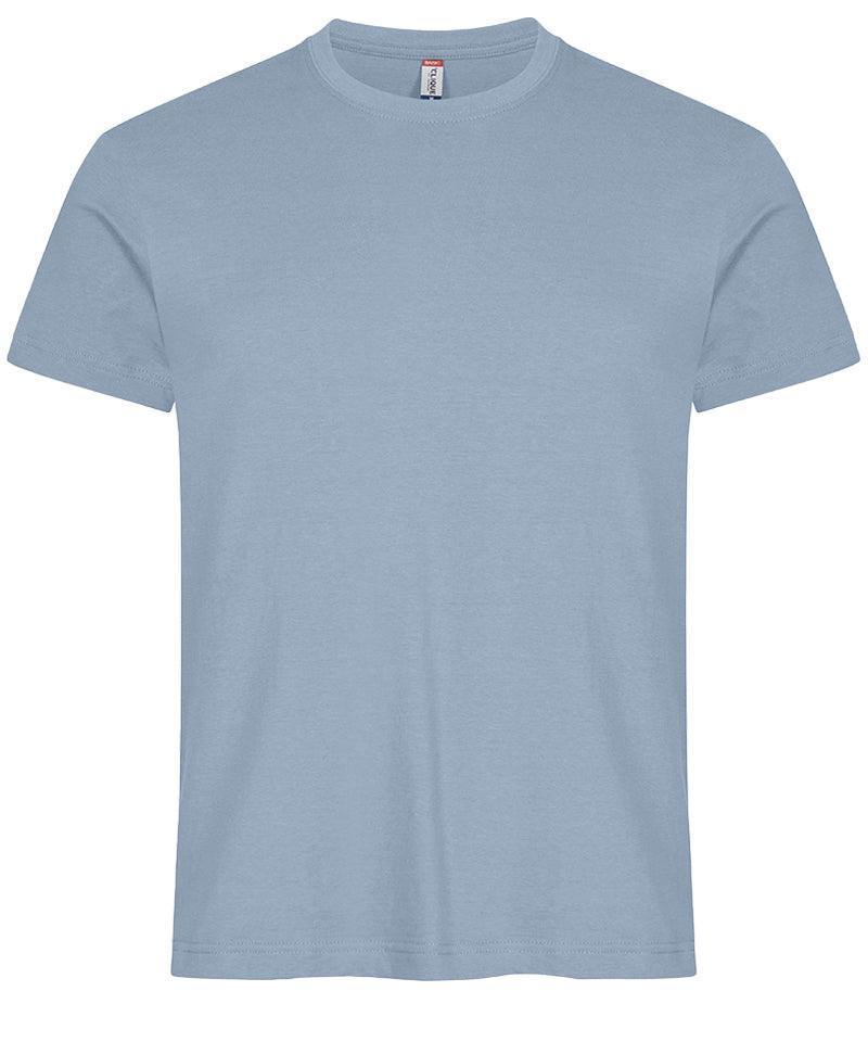 T-shirt Basic Clique zachtblauw