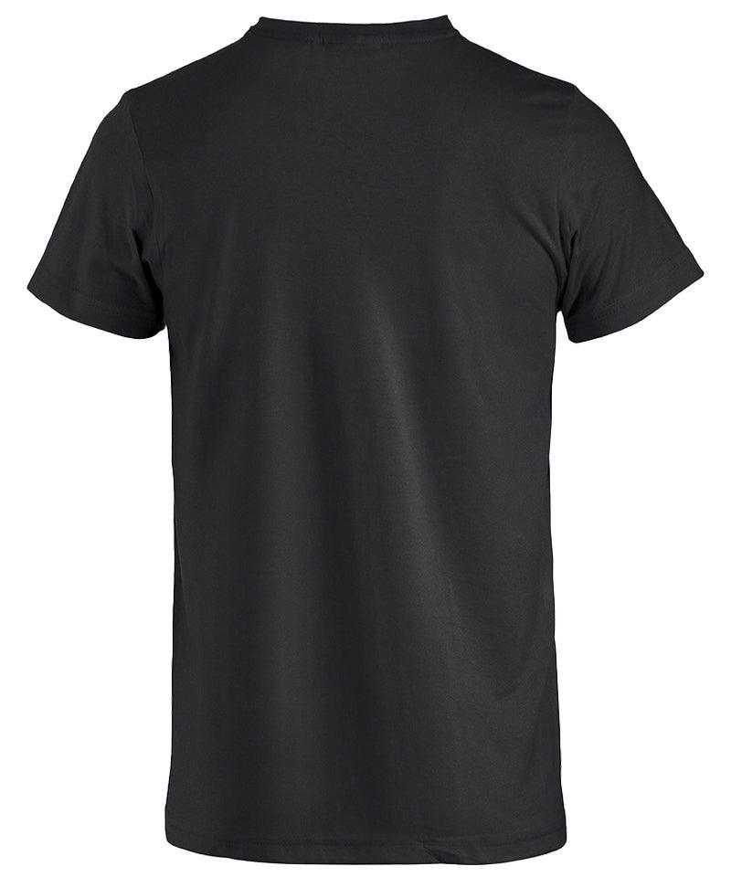 T-shirt Basic Clique zwart achterkant
