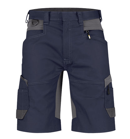 Korte werkbroek Dassy Axis stretch navy voorkant
