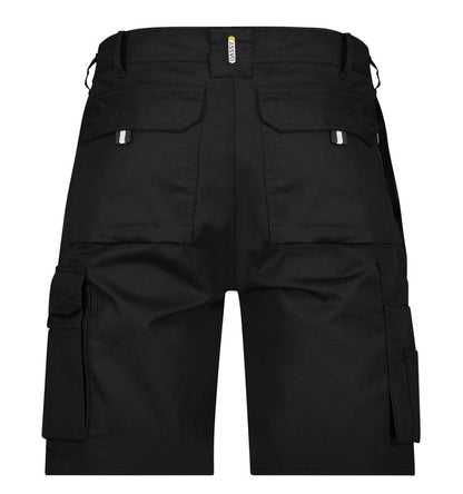 Korte Werkbroek Dassy Bari zwart achterkant