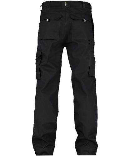 Werkbroek Dassy Liverpool zwart achterkant