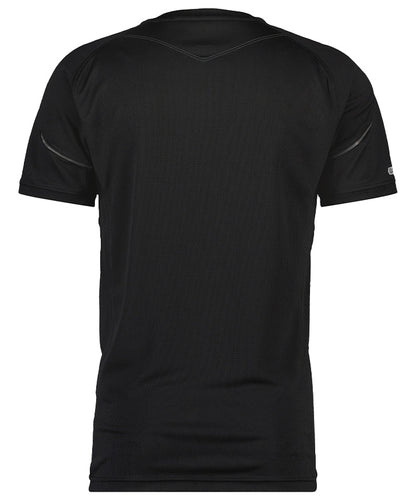 T-shirt Dassy Nexus 100% polyester zwart  achterkant
