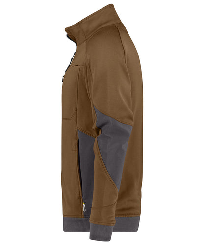 Dassy vest Velox bruin zijkant
