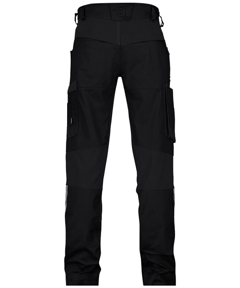 Werkbroek Dassy stretch Helix next zwart achterkant