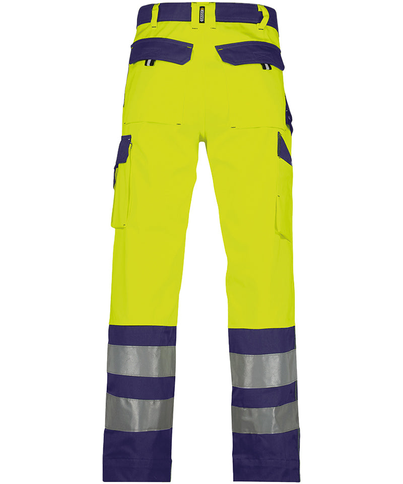 Werkbroek Dassy Lancaster geel achterkant