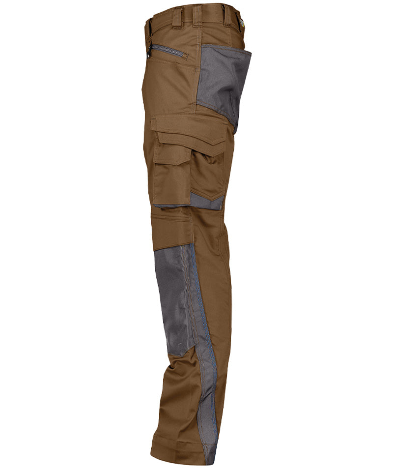 Werkbroek Dassy Nova bruin zijkant
