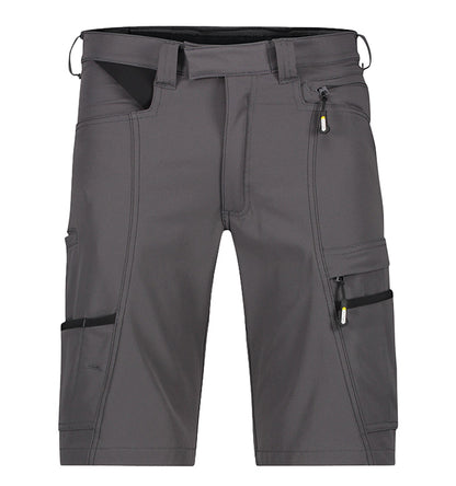 Korte werkbroek Dassy Sparx 4-way stretch grijs voorkant