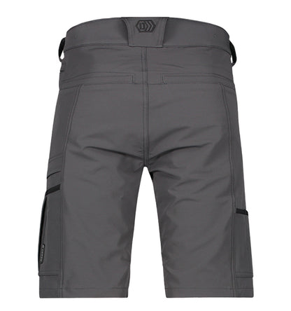Korte werkbroek Dassy Sparx 4-way stretch grijs achterkant