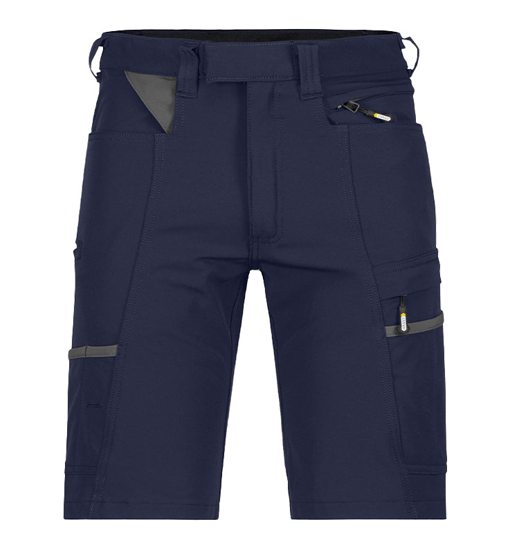 Korte werkbroek Dassy Sparx 4-way stretch navy voorkant