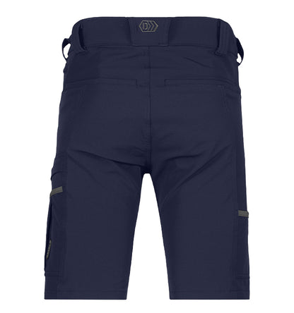 Korte werkbroek Dassy Sparx 4-way stretch navy achterkant