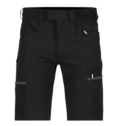 Korte werkbroek Dassy Sparx 4-way stretch zwart voorkant