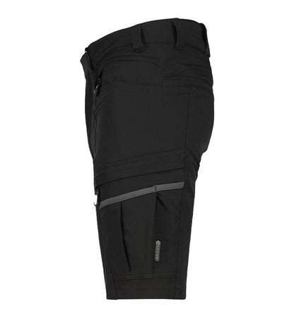 Korte werkbroek Dassy Sparx 4-way stretch zwart zijkant
