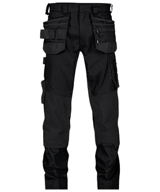 Werkbroek Dassy stretch Flux zwart