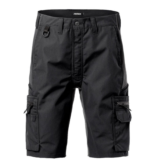 Korte stretch werkbroek Fristads 2702 zwart voorkant