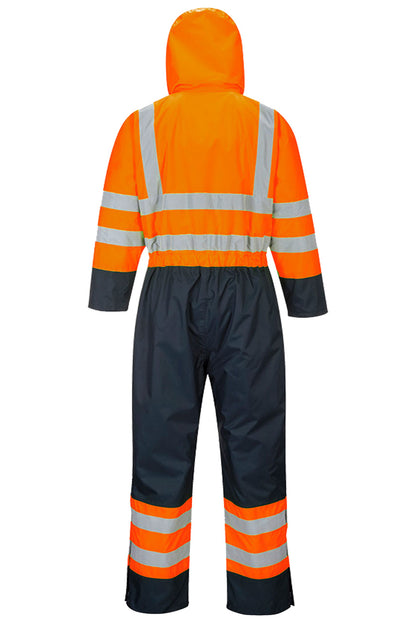 Gevoerde overall high-visibility Portwest S485 achterkant